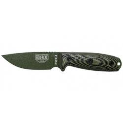 Couteau ESEE 3 - Vert / Noir / Vert