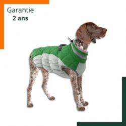 Gilet hiver pour chien taille XS à XXXL - Rétroréfléchissant - Imperméable - Vert