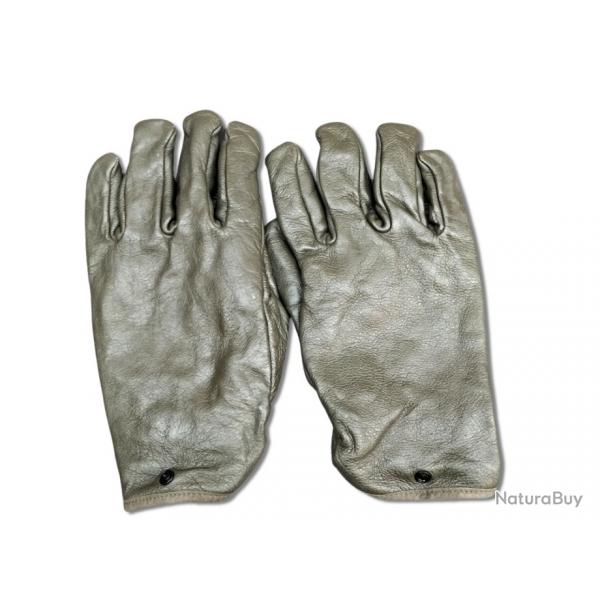 Gants militaire franais en cuir taille 9 1/2