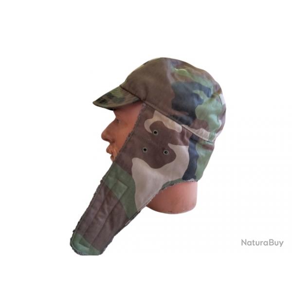 Casquette fourre hiver camouflage centre europe Tour de tte 60 100% coton