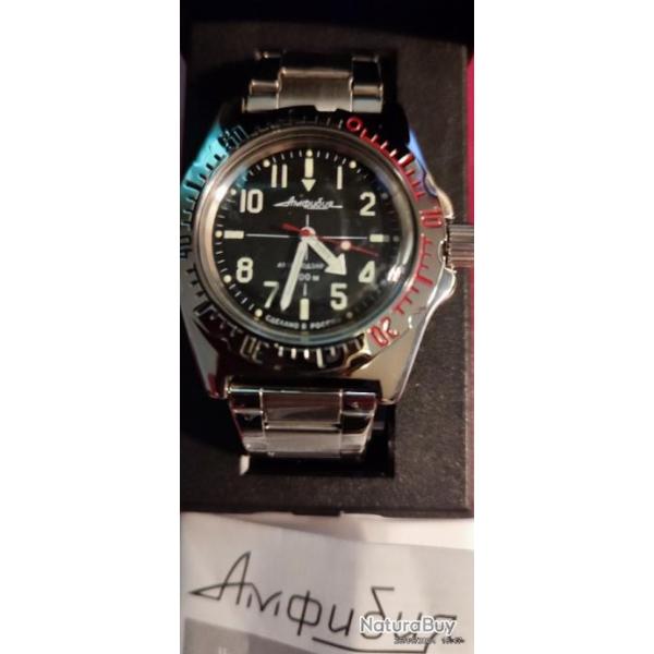 Montre russe automatique Vostok - Amphibia Modle 2416/110647-22