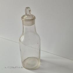 Ancien gros pot en verre pour conservation, à bonbons, biscuits,  ou pharmacie 1930  écolo