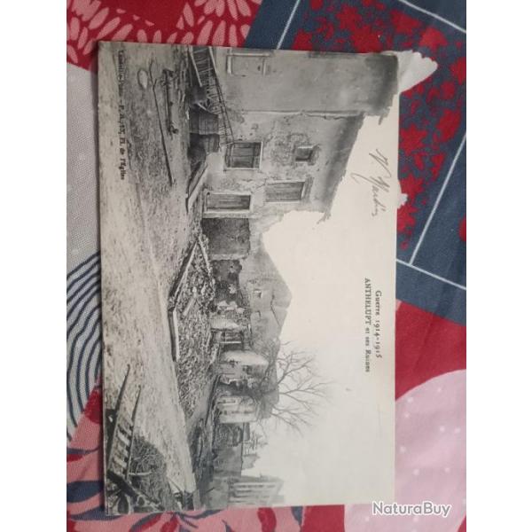 Carte postale cpa ww1 Anthelupt