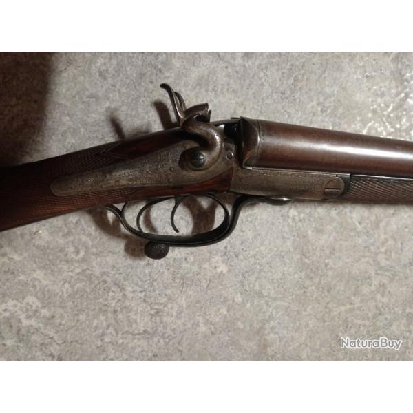 Fusil a chien extrieur thomas Jackson cal 12 canon damas