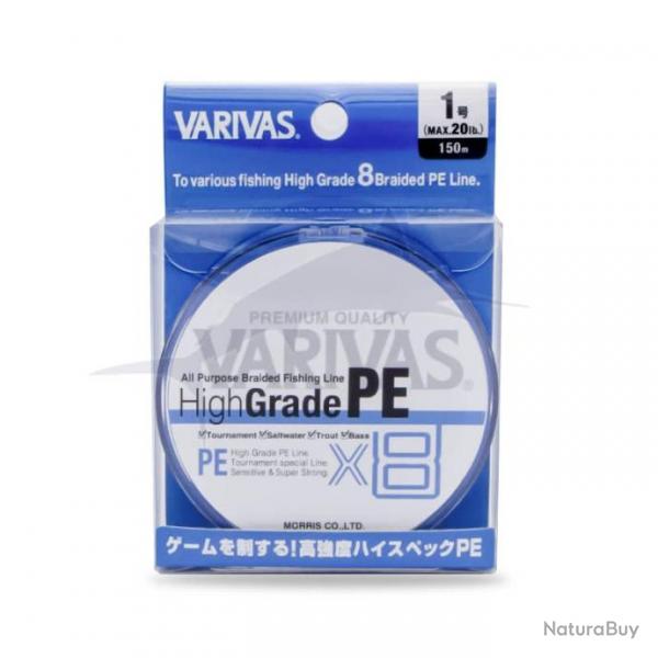 Varivas High Grade PE x8 20lb