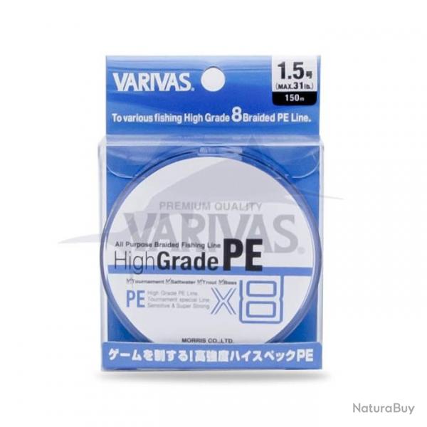 Varivas High Grade PE x8 31lb