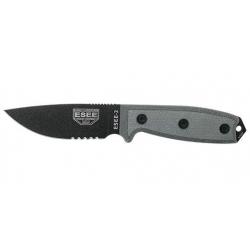 Couteau ESEE 3 Mixte Pommeau modifié - Noir