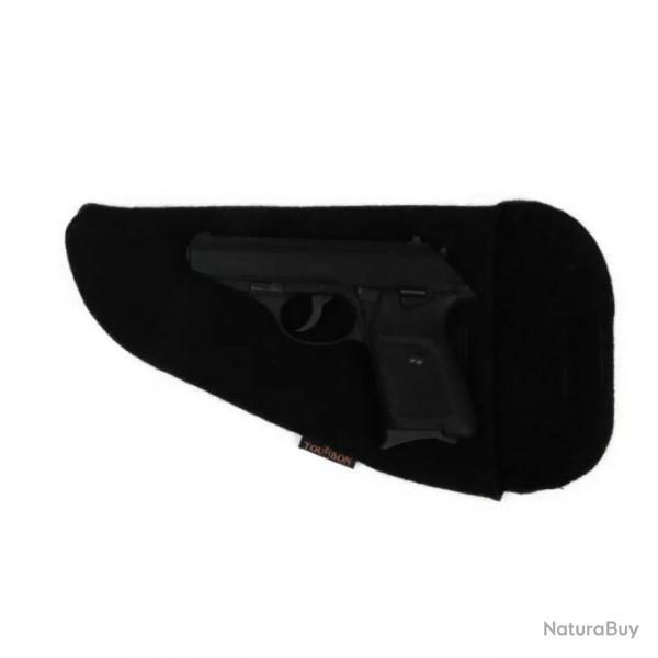 Pochette de rangement Tourbon type chaussette pour pistolet et revolver - Noir