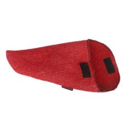 Pochette de rangement Tourbon type chaussette pour pistolet et revolver - Rouge