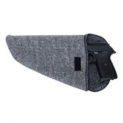 Pochette de rangement Tourbon type chaussette pour pistolet et revolver - Gris