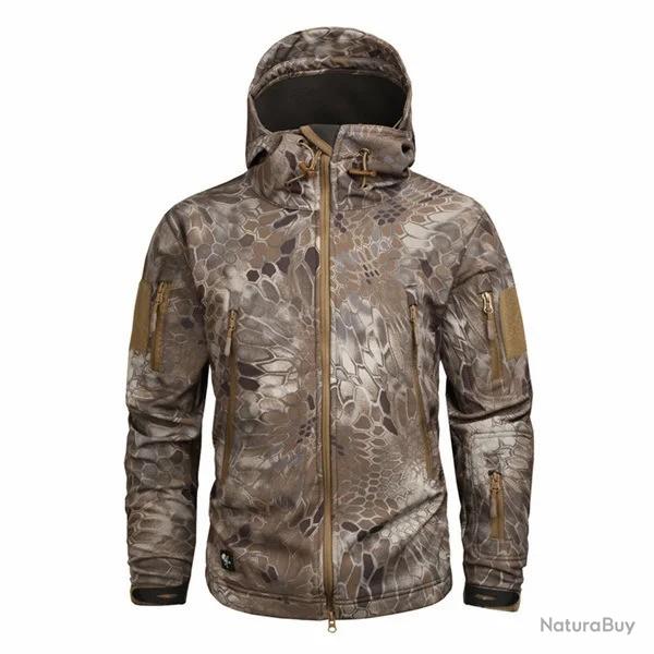 Veste coupe-vent tactique camouflage style militaire - HLD