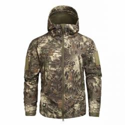 Veste coupe-vent tactique camouflage style militaire - Modèle MAD