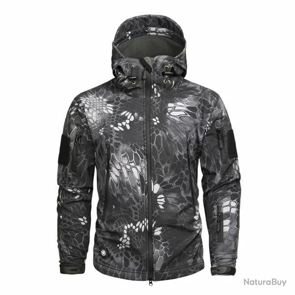 Veste coupe-vent tactique camouflage style militaire - Modle TYP