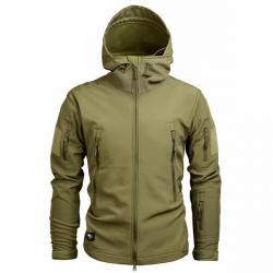 Veste coupe-vent tactique camouflage style militaire - Modèle KHAKI