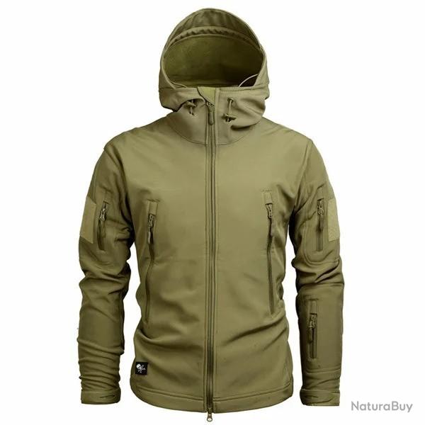 Veste coupe-vent tactique camouflage style militaire - Modle KHAKI