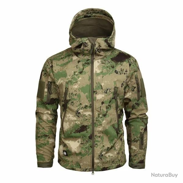 Veste coupe-vent tactique camouflage style militaire - Modle FG