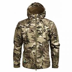 Veste coupe-vent tactique camouflage style militaire - Modèle CP