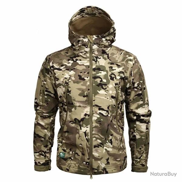 Veste coupe-vent tactique camouflage style militaire - Modle CP