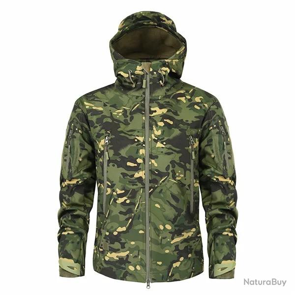 Veste coupe-vent tactique camouflage style militaire - Modle CPOD