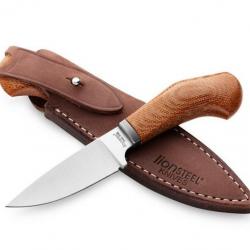 Poignard "Willy", Manche micarta naturel [Lionsteel]