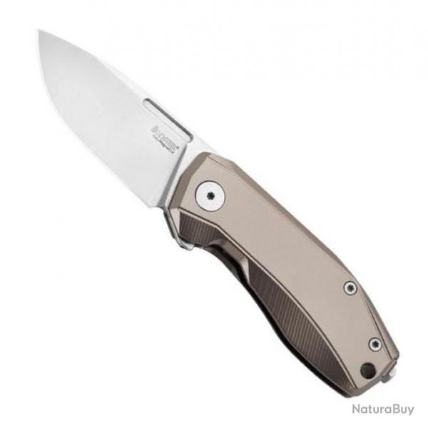 Couteau "Nano", Manche titane bronze [Lionsteel]