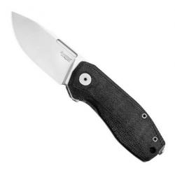 Couteau "Nano", Manche micarta noir [Lionsteel]