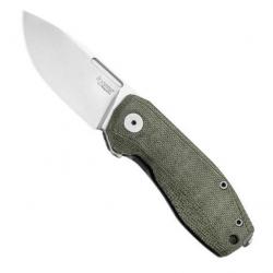 Couteau "Nano", Manche micarta vert [Lionsteel]