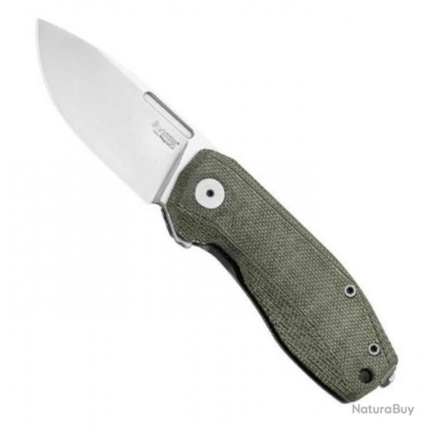 Couteau "Nano", Manche micarta vert [Lionsteel]