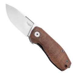 Couteau "Nano", Manche micarta naturel [Lionsteel]