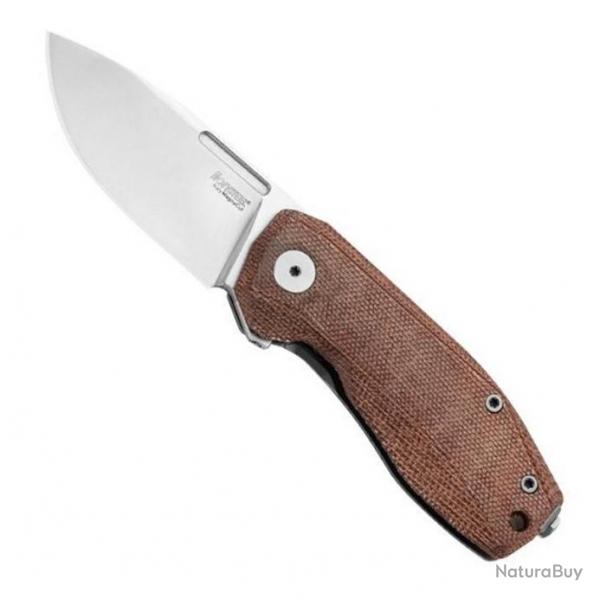 Couteau "Nano", Manche micarta naturel [Lionsteel]