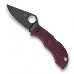 Couteau "Manbug" Micro-Melt PD1 / nylon-fibre de verre bordeaux [Spyderco]