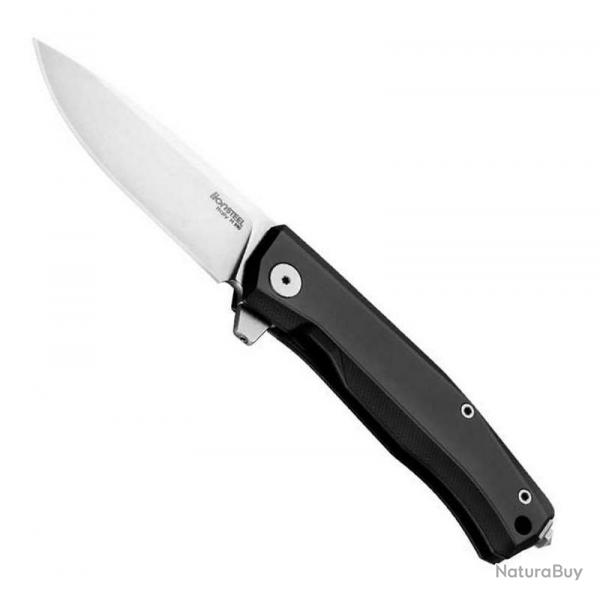 Couteau "Myto" stonewashed, Couleur noir [Lionsteel]