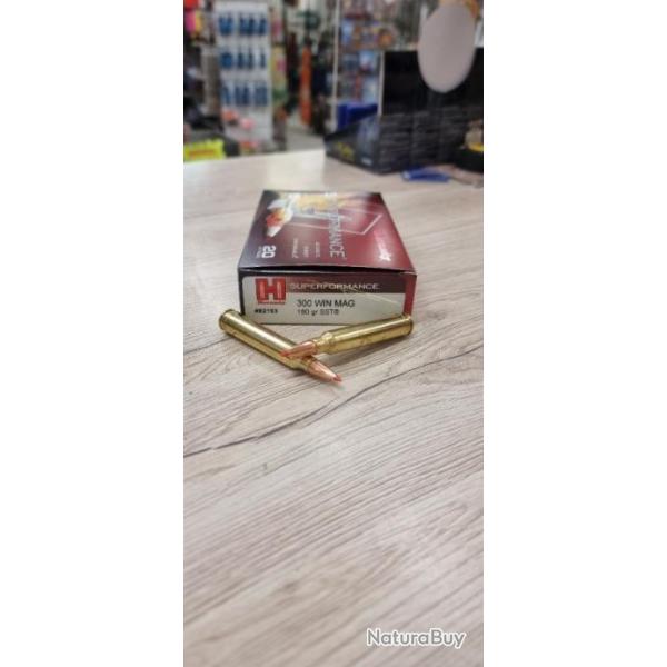 1 bte de 20 balles hornady 300 win 180gr sst