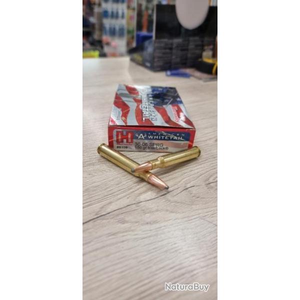 1 bte de 20 balles 30-06 hornady 150gr sprg