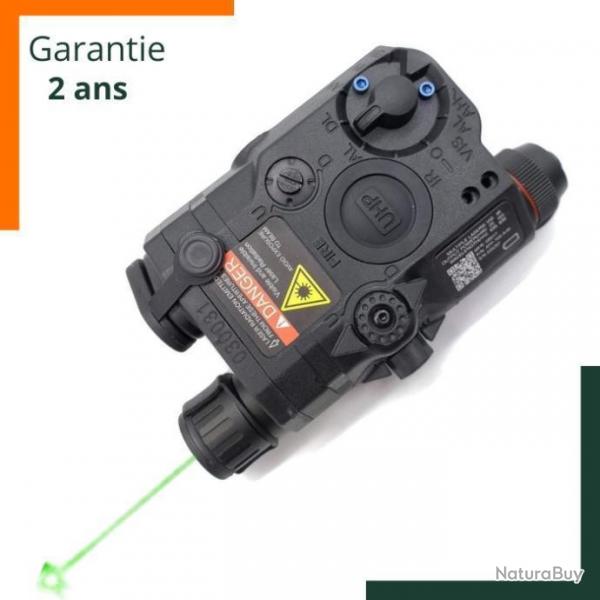 Garantie 2 ans - Lampe laser puissant vert - Rail de 20 mm - Noir - Livraison gratuite et rapide