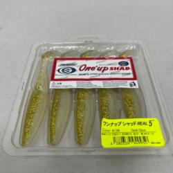 !! LEURRE ONE'UP SHAD 5'´ COL 134 GOLD glow