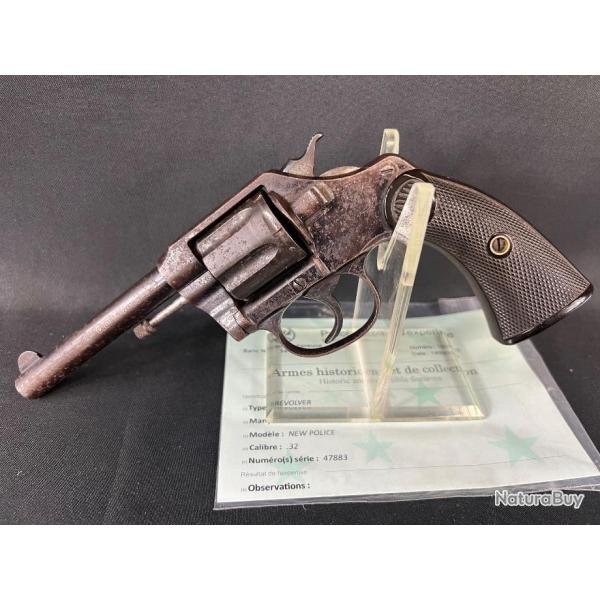 COLT NEW POLICE cal 32 sw long. POINON VP  SUR PONTET