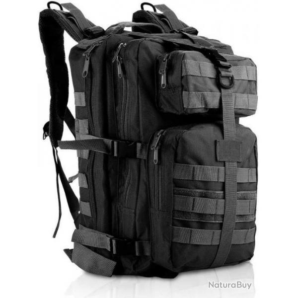 Sac  dos tactique 35L Noir - GARANTIE 2 ANS ET LIVRAISON RAPIDE ET GRATUITE