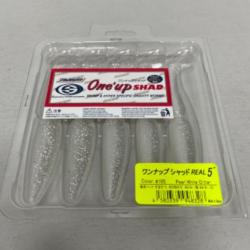 !! LEURRE ONE'UP SHAD 5'´ COL 105 PEARL White glitter