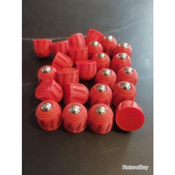 25 Slugs Calibre 68 - pour embout long STS-Rebuild - RED SERIES