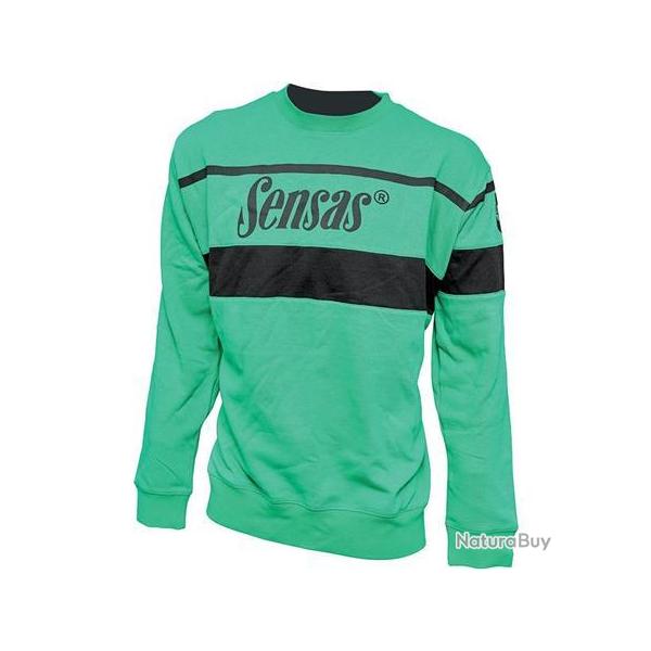 Dstockage ! Sweat Sensas Club Vert Et Noir L