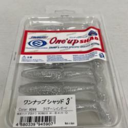 !! LEURRE ONE'UP SHAD 3'´ COL 044 PEARL white