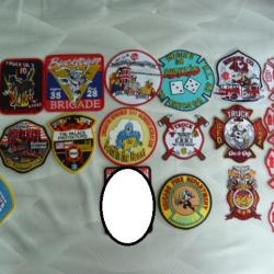 ecusson chicago - lot de x20