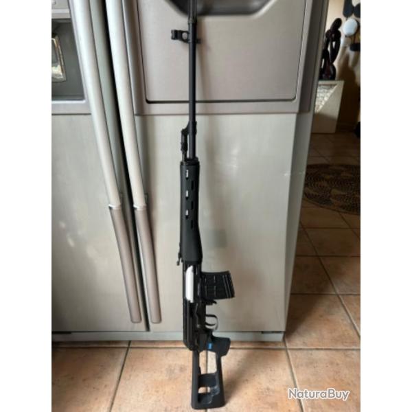 WE SVD Dragunov Aluminium GBBR (Noir)