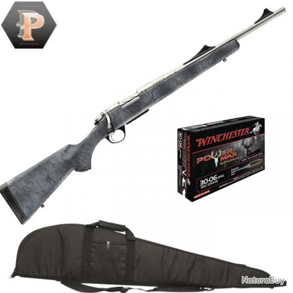 Pack ! Carabine  verrou Bergera Extreme hunter 2024 cal.30-06 + mun + fourreau