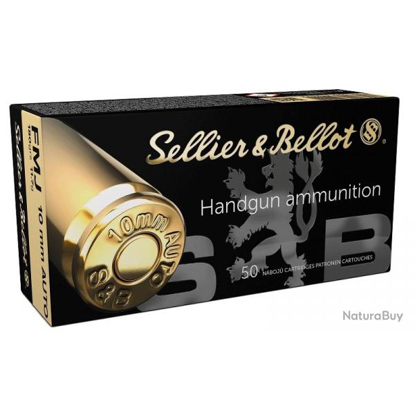 500 CARTOUCHES SB 10MM AUTO FMJ 180GR/11,7G x500