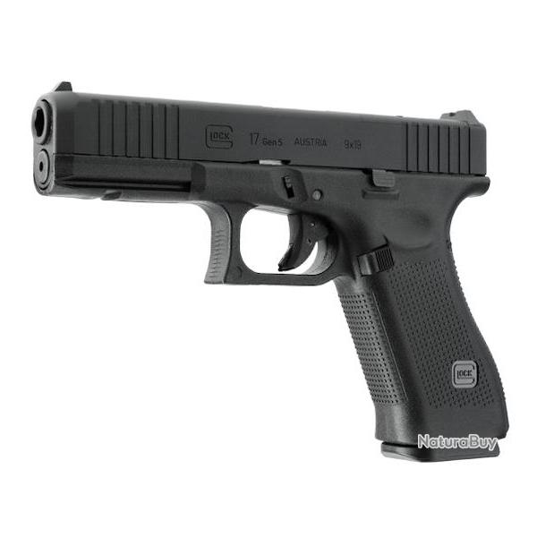 PISTOLET GLOCK 17 GEN5 MOS BBS 6MM GAZ