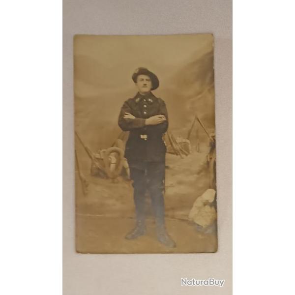 Carte photo Chasseur Alpin 27me BCA 14/18