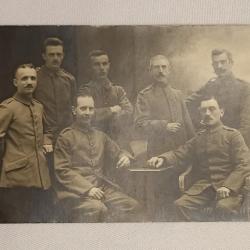 Carte photo de Sous Officier prussien 14/18 WW1