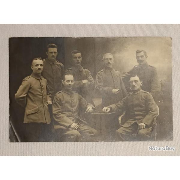 Carte photo de Sous Officier prussien 14/18 WW1